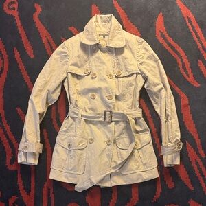 Vince Tan Belted Trench Coat